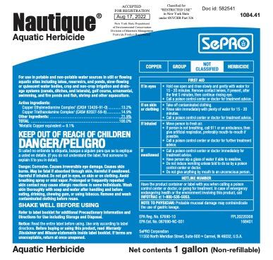 Nautique Product Label